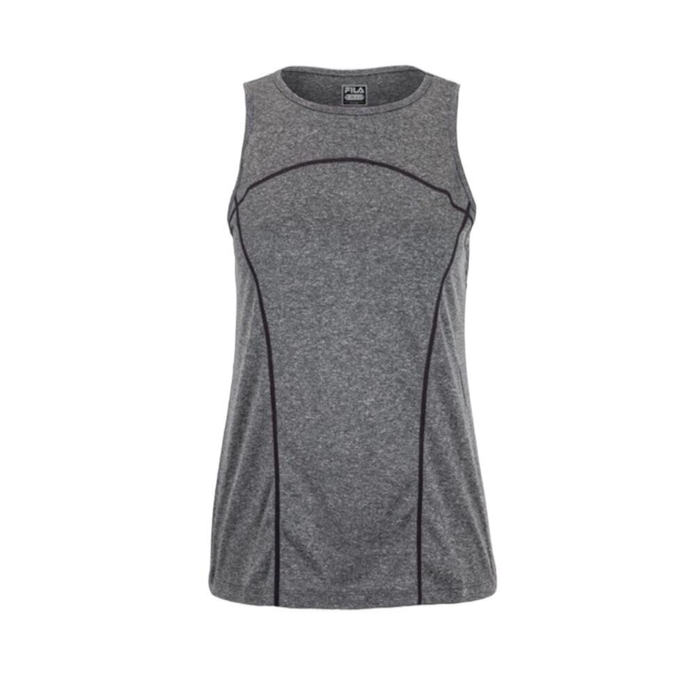 Fila Movable Motion Tennis Tank Top Round Neck Gray